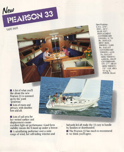 Pearson 1987 Brochure