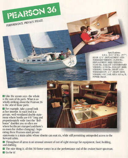 Pearson 1987 Brochure