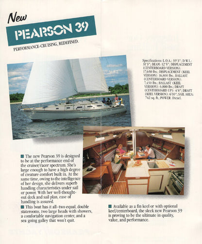 Pearson 1987 Brochure