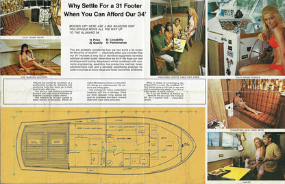 Allmand 34 Express Flybridge Cruiser Brochure