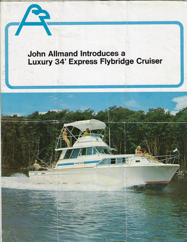 Allmand 34 Express Flybridge Cruiser Brochure