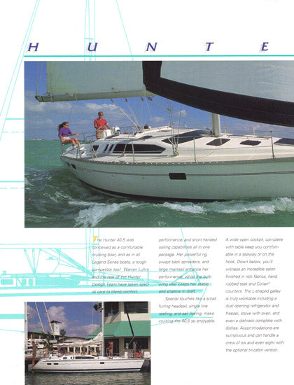 Hunter 40.5 Brochure