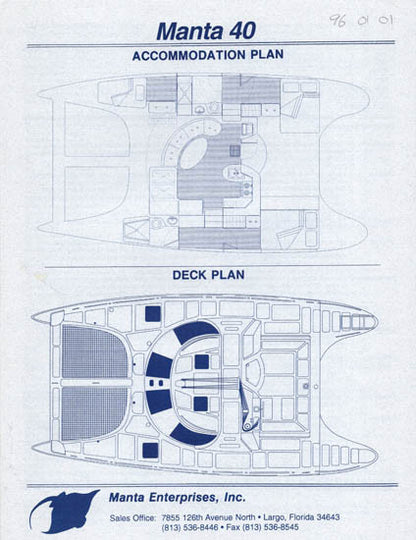 Manta 40 Brochure