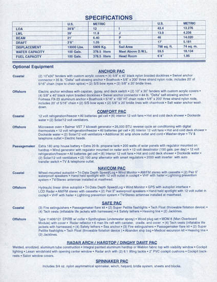 Manta 40 Brochure