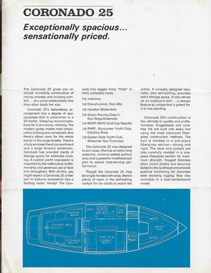 Coronado 25 Brochure