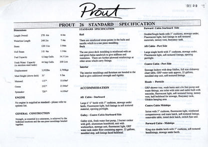 Prout 26 Brochure