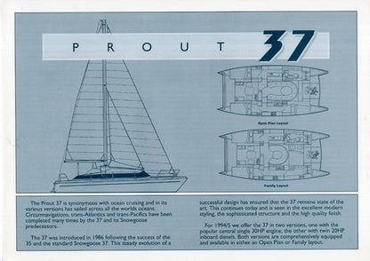 Prout 37 Specification Brochure