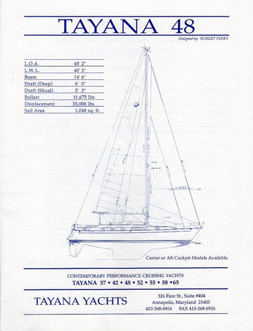 Tayana 48 Specification Brochure
