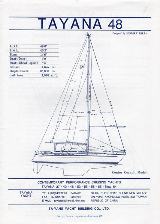 Tayana 48 Specification Brochure