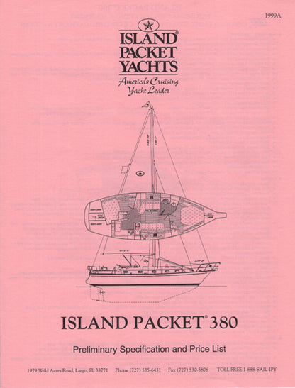 Island Packet 380 Specification Brochure