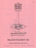 Island Packet 380 Specification Brochure