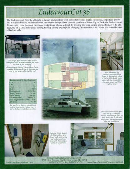 Endeavour Catamaran Brochure