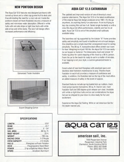 Aqua Cat 12.5 Brochure