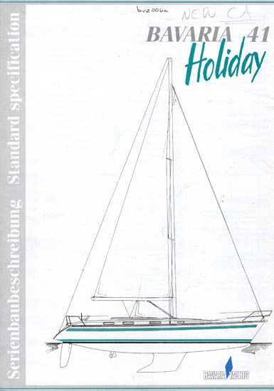 Bavaria 41 Holiday Specification Brochure