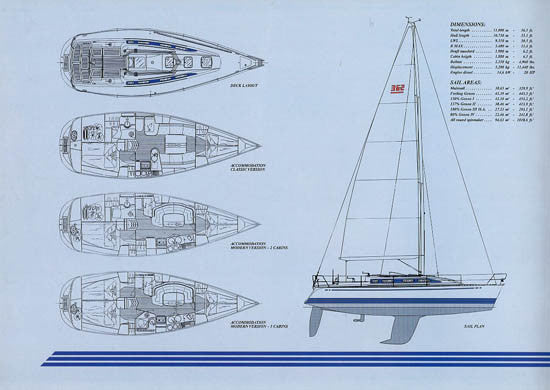 X-362 Brochure – SailInfo I boatbrochure.com