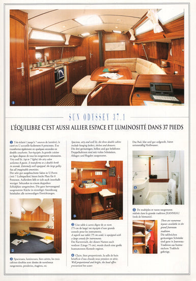 Jeanneau Sun Odyssey 37.1 Brochure
