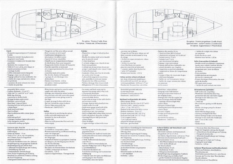 Jeanneau Sun Odyssey 37.1 Specification Brochure