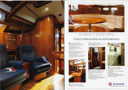 Jeanneau Sun Odyssey 47 Cockpit Central Brochure
