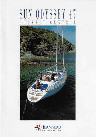 Jeanneau Sun Odyssey 47 Cockpit Central Brochure