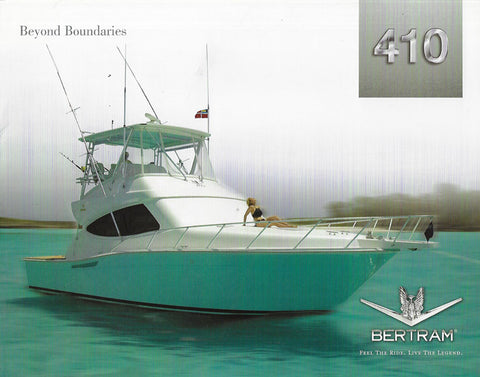 Bertram 410 Convertible Brochure