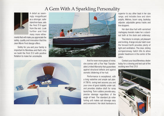 Beneteau First 21.0 Brochure