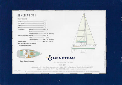 Beneteau Oceanis 311 Brochure