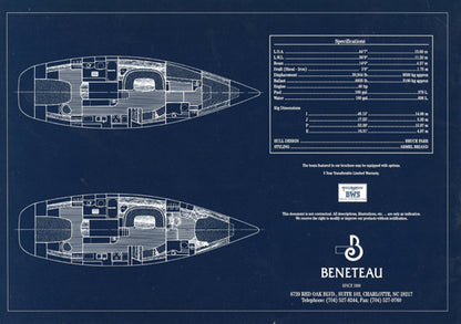 Beneteau Oceanis 44 Center Cockpit Brochure