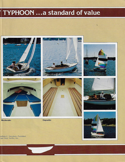 Cape Dory Typhoon & Weekender Brochure