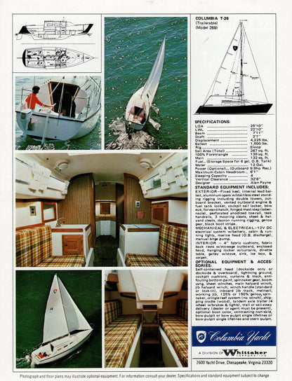 Columbia T26 (T-26) Brochure