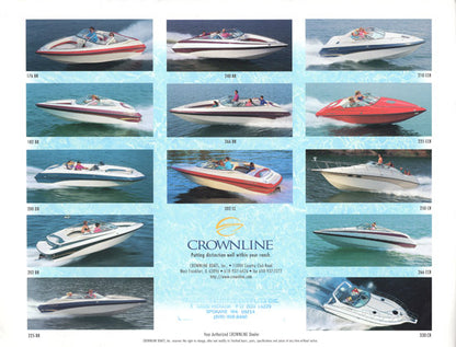 Crownline 1997 Brochure