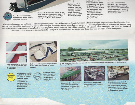 Crownline 1997 Brochure