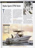 Hydra Sports Vector 2796 Salt Water Sportsman Magazine Reprint Brochure