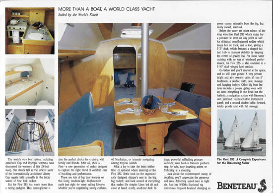 Beneteau First 285 Brochure