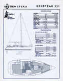 Beneteau 331 Specification Brochure