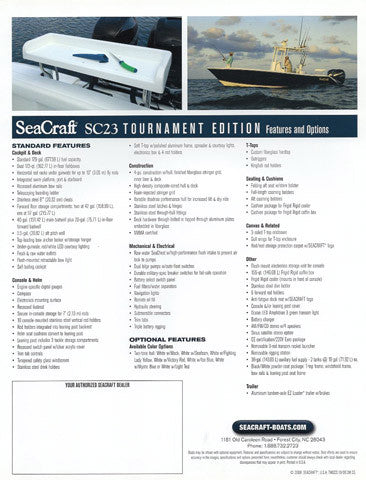 Seacraft SC23 Tournament Edition Brochure – SailInfo I