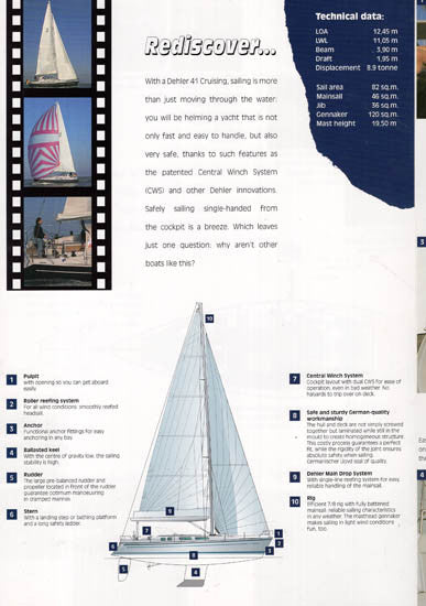 Dehler 41 Cruising Brochure