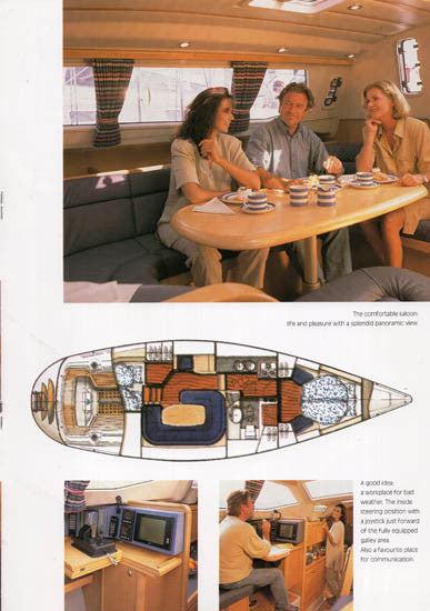 Dehler 41 Deck Salon Brochure