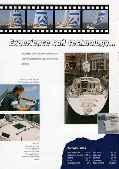 Dehler 41 Deck Salon Brochure