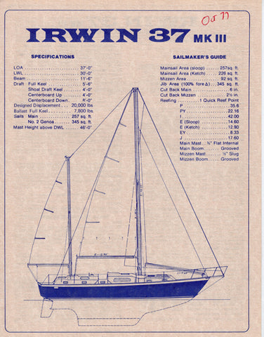 Irwin 37 Mark III Brochure