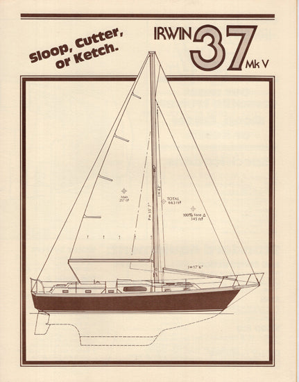 Irwin 37 Mark V Specification Brochure