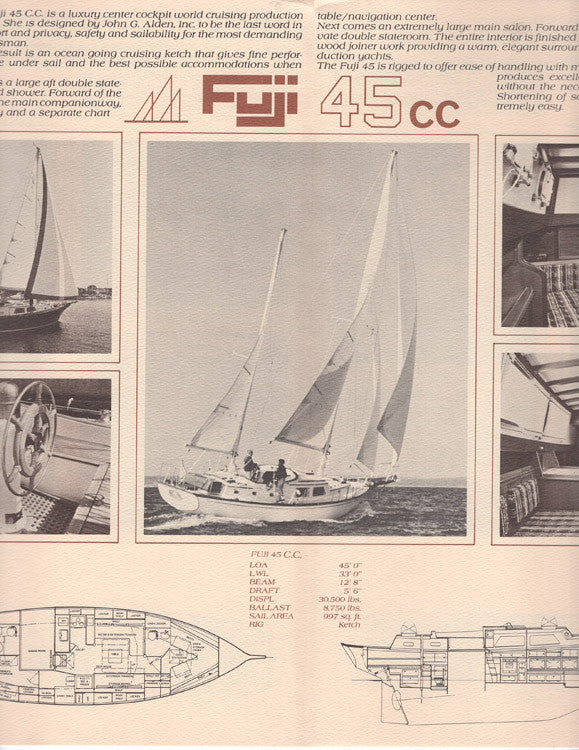 Fuji Yachts Range Brochure