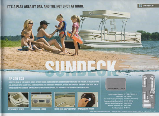 Aqua Patio 2009 Pontoon Brochure