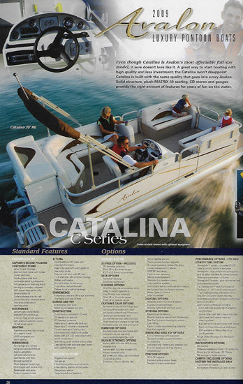 Avalon 2009 Pontoon Brochure