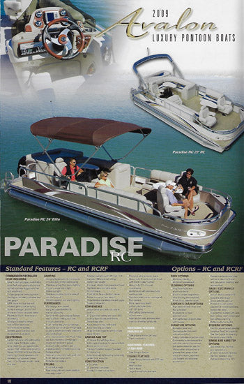 Avalon 2009 Pontoon Brochure