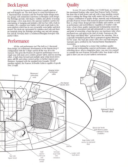 Pearson 38 Double Cabin Brochure