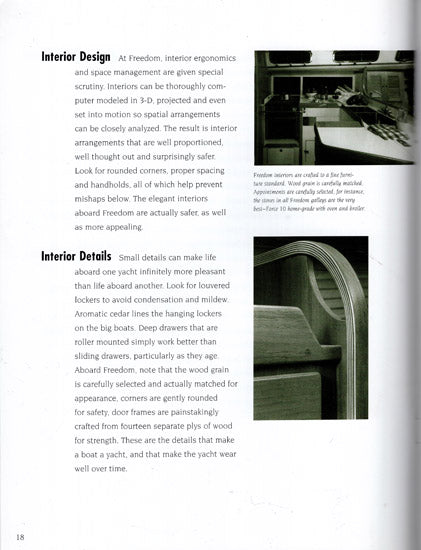 Freedom Yachts Sailboat Construction Brochure