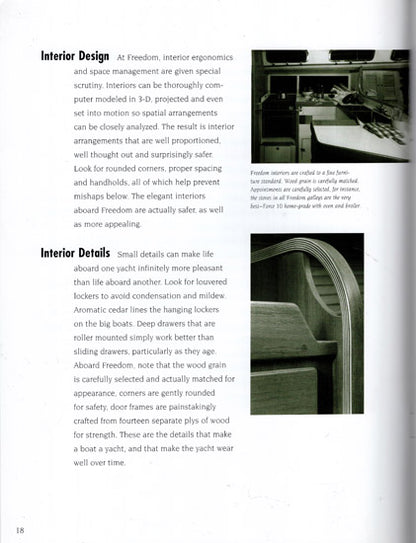 Freedom Yachts Sailboat Construction Brochure