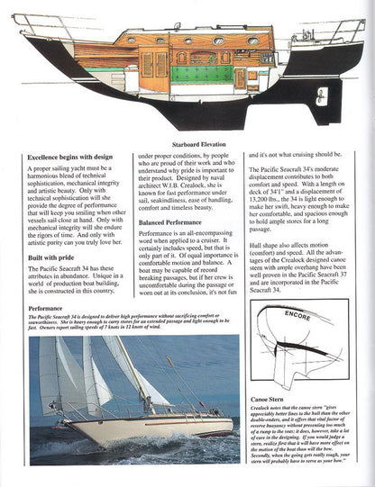 Pacific Seacraft Crealock 34 Brochure