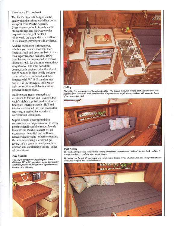Pacific Seacraft Crealock 34 Brochure