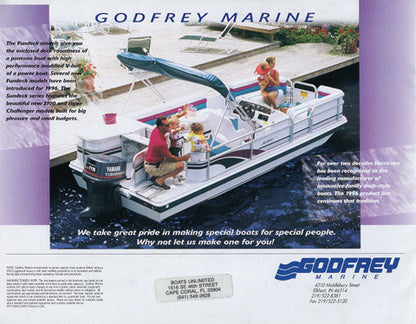 Hurricane 1996 Deck Boat Brochure
